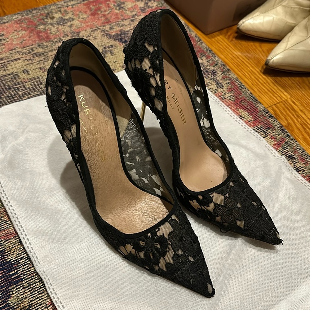Kurt Geiger Lace Pumps Sz 38